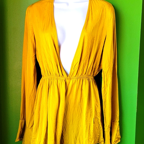 TTYA Pants - 5 for $ 25 Bundle Deal - Long sleeve romper with deep v-neck